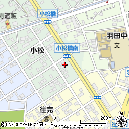 ドラゴン花田店周辺の地図