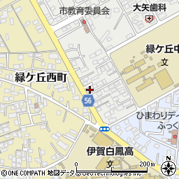三重県伊賀市緑ケ丘本町4095周辺の地図