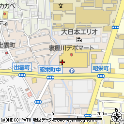 ホームセンターコーナン寝屋川昭栄店周辺の地図
