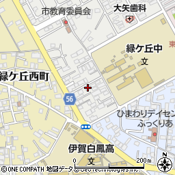 三重県伊賀市緑ケ丘本町4089周辺の地図