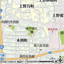 桶子神社周辺の地図