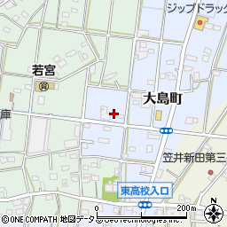 静岡県浜松市中央区大島町625周辺の地図