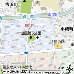 兵庫県赤穂市磯浜町周辺の地図