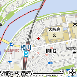朝日新聞サービスアンカー上新庄周辺の地図