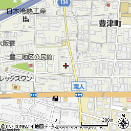 株式会社ユピテル　大阪営業所周辺の地図