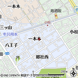 愛知県豊橋市牟呂町一本木41周辺の地図