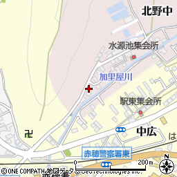 兵庫県赤穂市北野中382-18周辺の地図