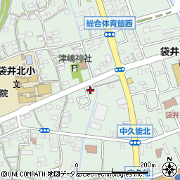 静岡県袋井市久能1378周辺の地図