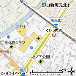 兵庫県加古川市野口町坂元118周辺の地図