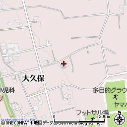 静岡県磐田市大久保891-43周辺の地図