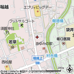 静岡県袋井市堀越938周辺の地図