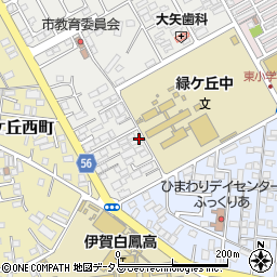 三重県伊賀市緑ケ丘本町4084周辺の地図