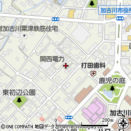 兵庫県加古川市加古川町北在家周辺の地図