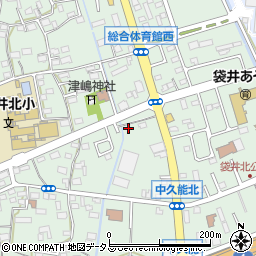 静岡県袋井市久能1375周辺の地図