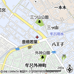 牟呂カフェ周辺の地図