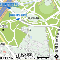 大阪府寝屋川市打上新町2周辺の地図