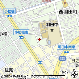 愛知県豊橋市西羽田町35周辺の地図
