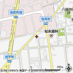 静岡県浜松市中央区貴平町1745周辺の地図