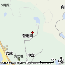 愛知県知多郡美浜町小野浦菅廻間周辺の地図