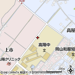 岡山県赤磐市上市62周辺の地図
