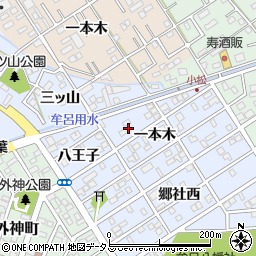 愛知県豊橋市牟呂町一本木26周辺の地図