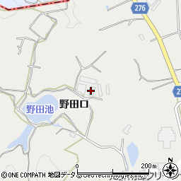 愛知県知多郡南知多町内海野田口周辺の地図