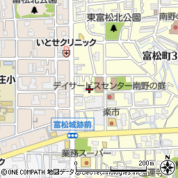 兵庫県尼崎市富松町3丁目2-20周辺の地図