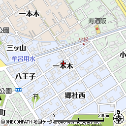 愛知県豊橋市牟呂町一本木40周辺の地図