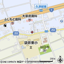 静岡県袋井市国本2073周辺の地図