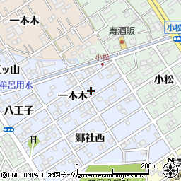 愛知県豊橋市牟呂町一本木42周辺の地図