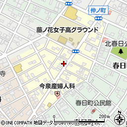 愛知県豊橋市仲ノ町周辺の地図