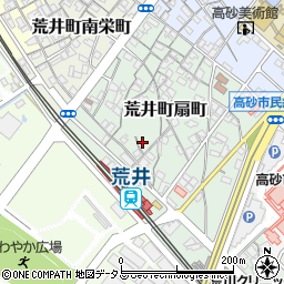 兵庫県高砂市荒井町扇町16-7周辺の地図