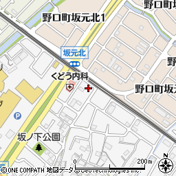 兵庫県加古川市野口町坂元1043周辺の地図