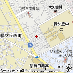 三重県伊賀市緑ケ丘本町4097-3周辺の地図