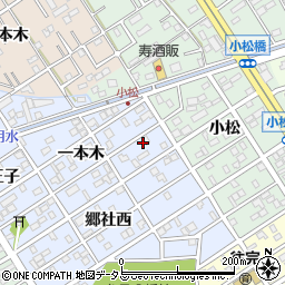 愛知県豊橋市牟呂町一本木59-2周辺の地図
