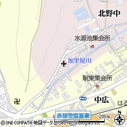 兵庫県赤穂市北野中382-35周辺の地図
