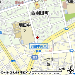 愛知県豊橋市西羽田町139周辺の地図