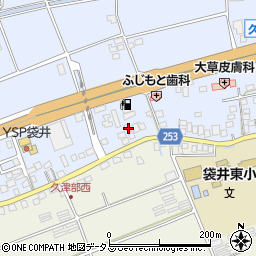 静岡県袋井市国本2085-1周辺の地図