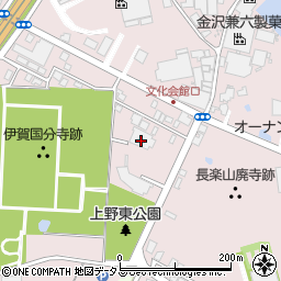 平安会館伊賀斎奉閣周辺の地図