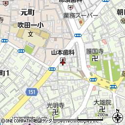 セントラルステージ吹田内本町周辺の地図