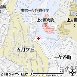 兵庫県西宮市一ケ谷町7-14周辺の地図