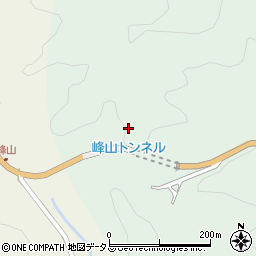 峰山トンネル周辺の地図