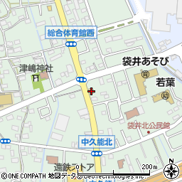 カレーハウスＣｏＣｏ壱番屋袋井久能店周辺の地図