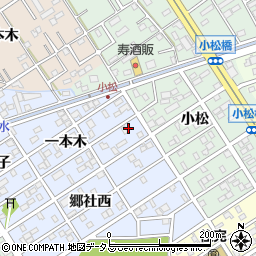愛知県豊橋市牟呂町一本木58周辺の地図
