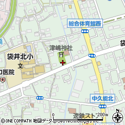 静岡県袋井市久能1636-1周辺の地図