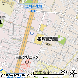 コメリＰＲＯ白塚店周辺の地図