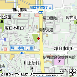 ホンダドリーム尼崎周辺の地図