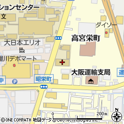 大阪電気通信大実験センター周辺の地図