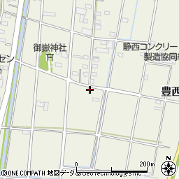 静岡県浜松市中央区豊西町223周辺の地図