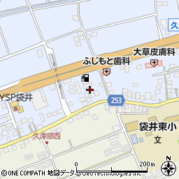 静岡県袋井市国本2084周辺の地図